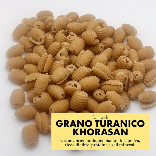 Gnocchetti Sardi con farina di Grano Turanico Khorasan